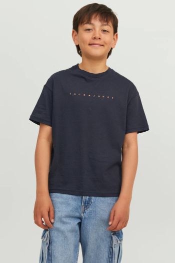 T-shirt testo bambino Blu