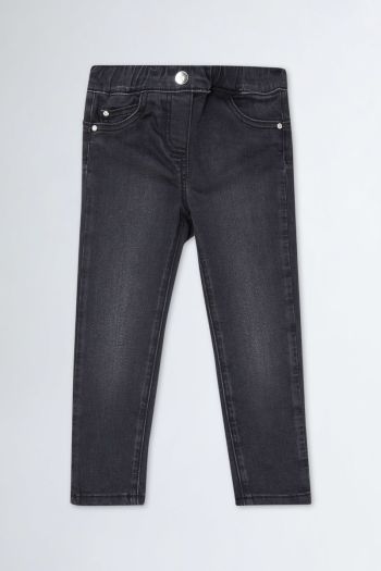 Black stretch jeans for girls
