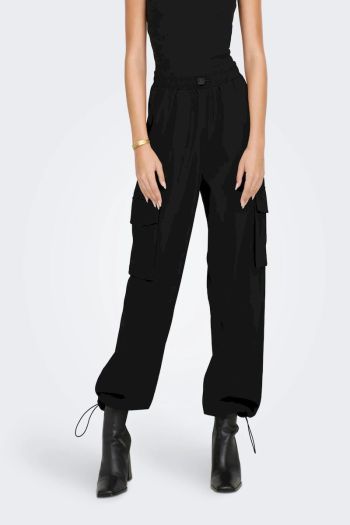 CARGO PANTS WITH STRINGS woman, ONLY