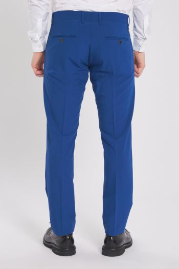 Pantalone Uomo Blu Cobalto