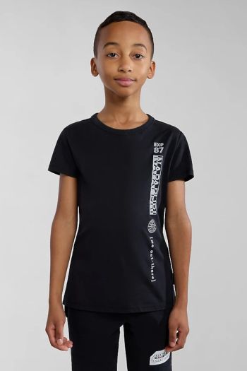 T-Shirt a Maniche Corte bambino Nero