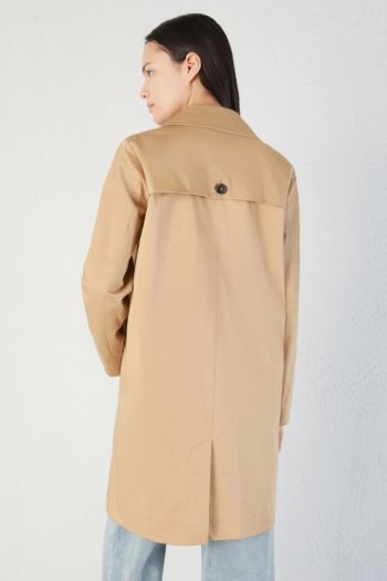 Women's single-breasted trench coat