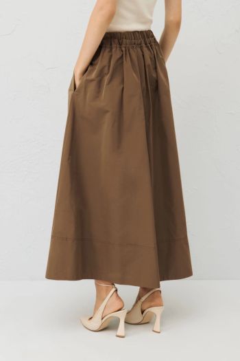 Women's taffeta skirt