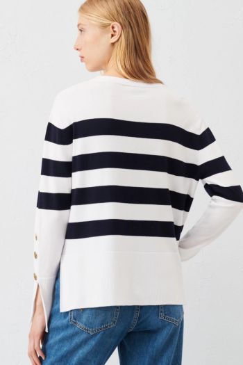 Women's sweater with slits