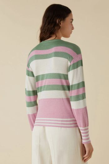 Women's lurex sweater
