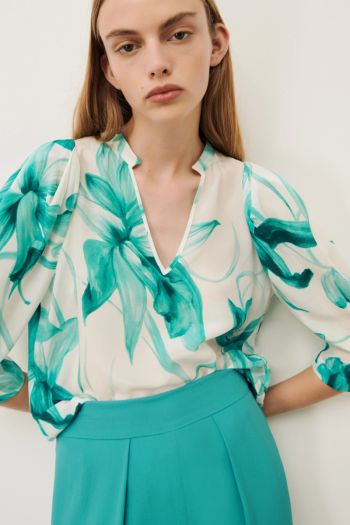 Women's patterned blouse