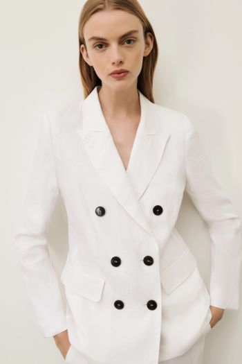 Women's linen blazer