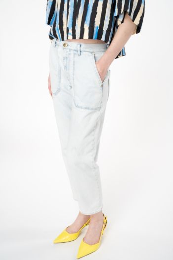 Light chinos jeans for women