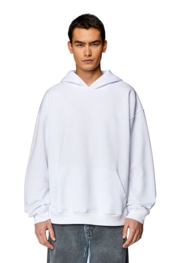 Hoodie with photographic print of the men's logo