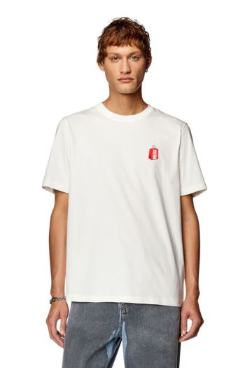 T-shirt con stampa bag uomo Bianco