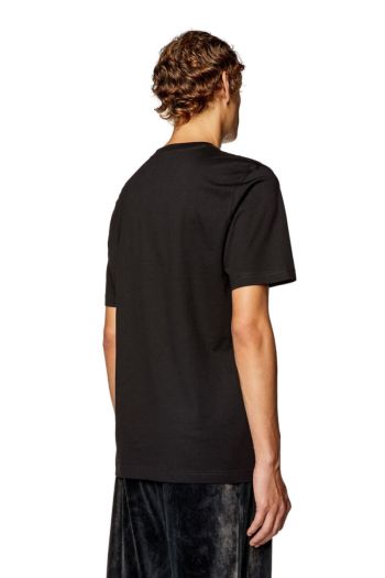 T-shirt con stampa bag uomo Nero