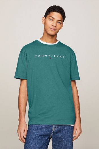 T-shirt con logo uomo Verde