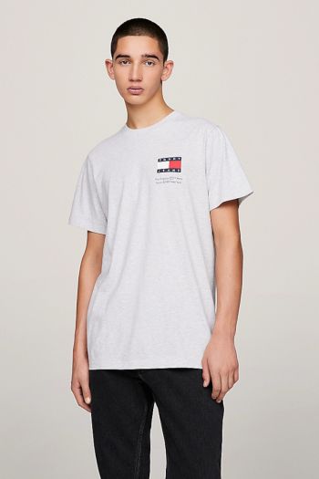 T-shirt slim fit con logo uomo Bianco