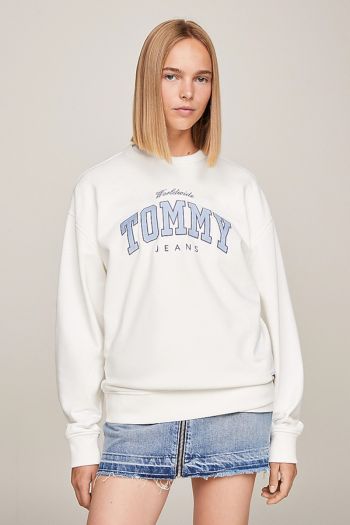 Relaxed fit Varsity sweatshirt with women's logo