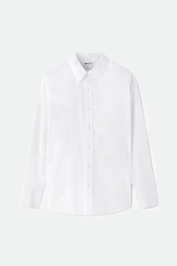 Camicia over fit donna Bianco
