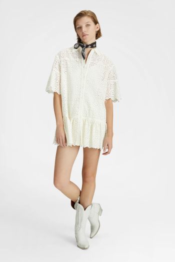 Women's broderie anglaise dress