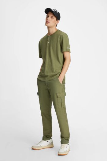 Pantaloni chino uomo Verde oliva