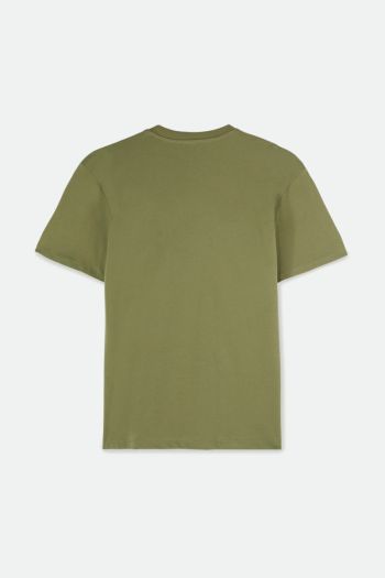 T-shirt regular fit uomo Verde oliva