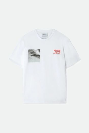 T-shirt con stampa uomo Bianco