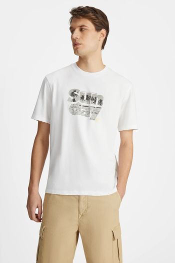 T-shirt with men's print