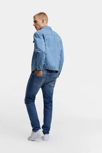 Jeans straight fit uomo Blu