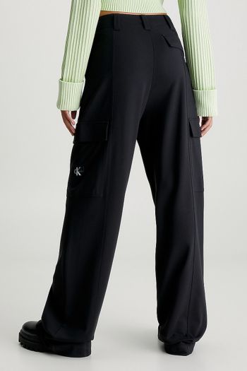 Pantaloni pratici in jersey milano donna Nero