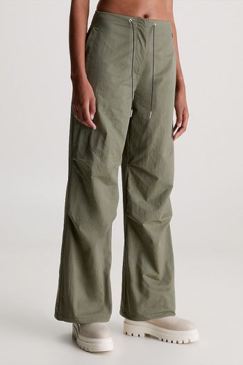 Women's soft nylon parachute trousers