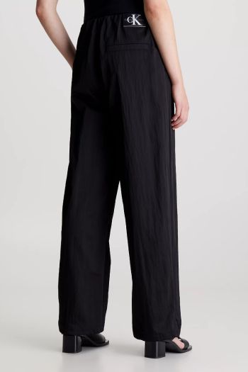 Women's cargo trousers with drawstring hem