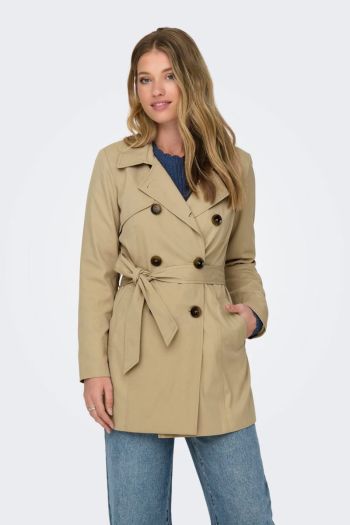 Short trench coat for women