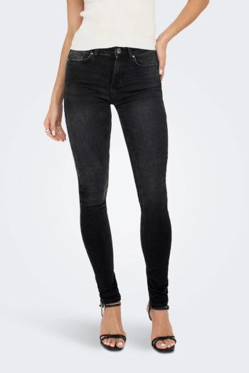 Jeans skinny fit donna Nero
