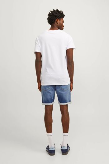Men's regular denim shorts