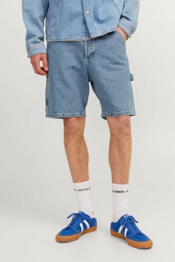 Men's loose fit denim shorts
