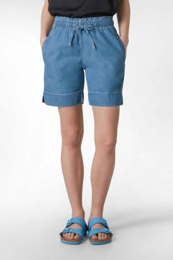 women's lyocell denim shorts