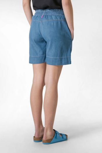 women's lyocell denim shorts