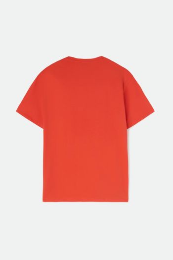 T-shirt in cotone elasticizzato uomo Rosso