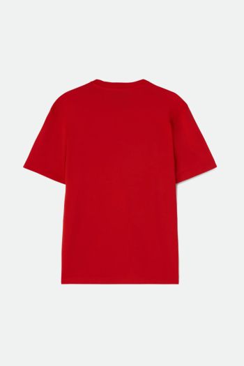 T-shirt in jersey di cotone uomo Rosso