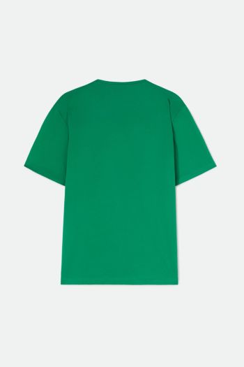 T-shirt in jersey di cotone uomo Verde
