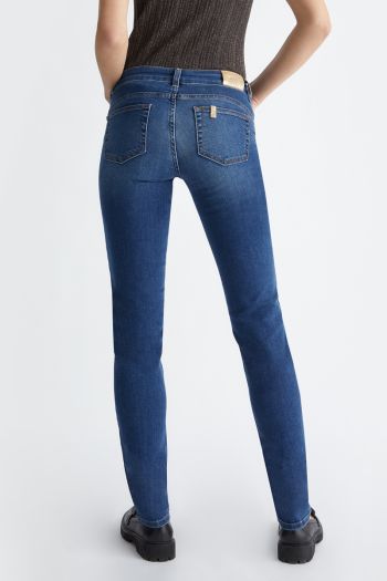 Jeans slim bottom up donna Denim