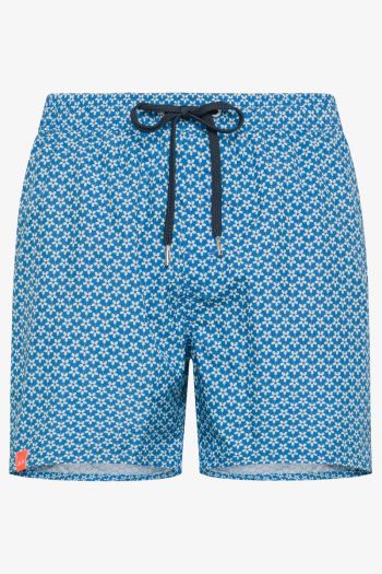 Swim shorts with men's print