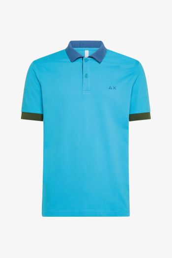 Polo with three colors for men