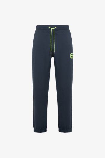 Sports trousers with fluorescent details for men
