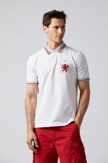 Corso Grifo men's embroidered polo shirt