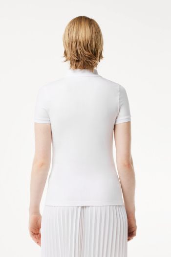 Women's slim fit cotton jesery polo shirt