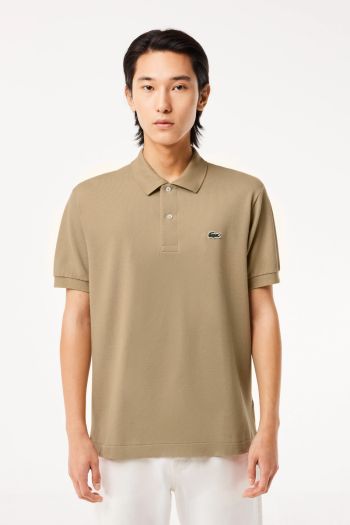 Men's classic-cut petit piqué polo shirt