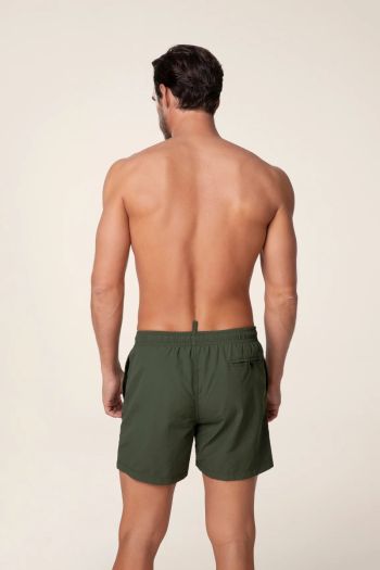 Men's solid color swim shorts