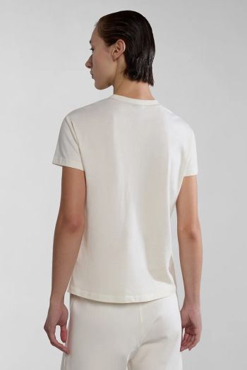 T-Shirt a maniche corte Kreis donna Bianco