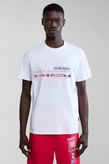 T-Shirt a maniche corte Turin uomo Bianco