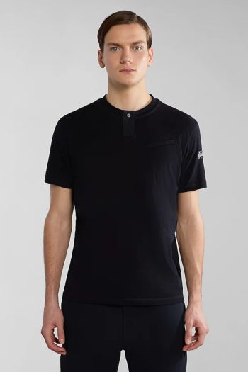 T-Shirt Mono-materiale uomo Nero
