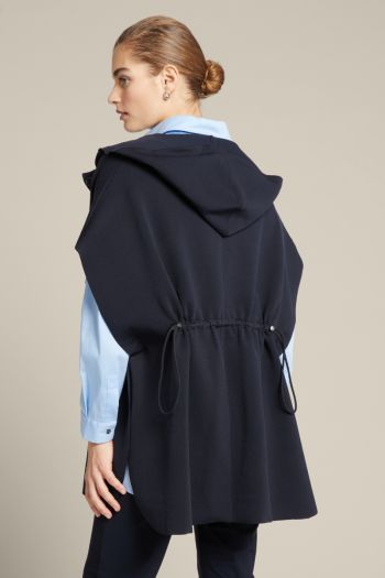 Women's cape with hood