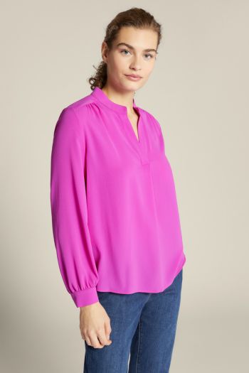 Blouse with gathers for women